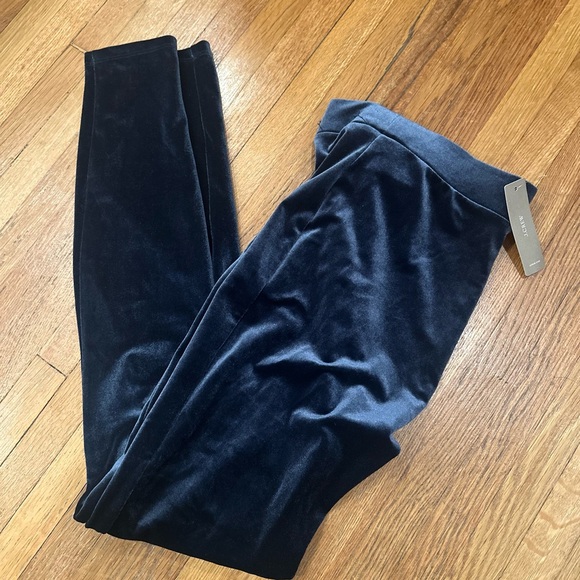 J.Crew stretch velvet leggings in navy - Picture 5 of 5